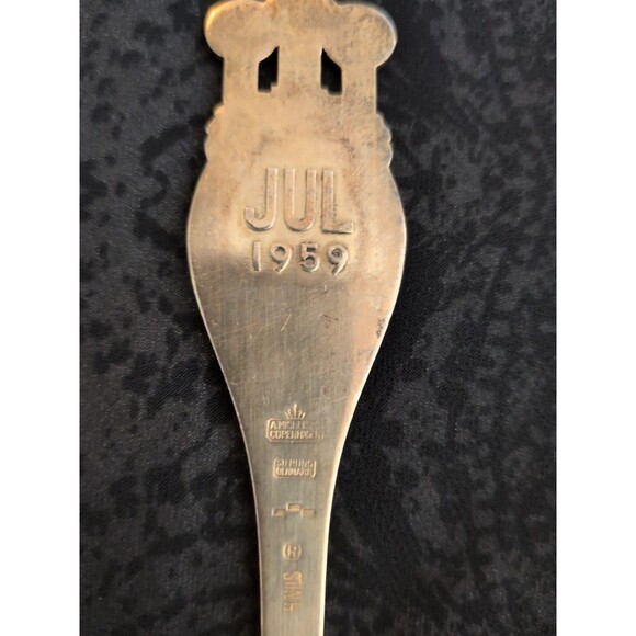 A. Michelsen Danish Gilded Christmas Spoon, July 1959 - Picture 6 of 11